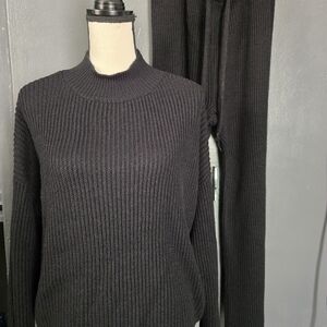 Gibson Dark Gray Turtleneck Sweater